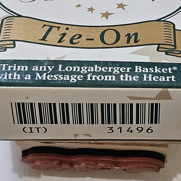 Longaberger Congratulations Basket Tie-On  - #31496 - Trim Any Basket - Picture 6 of 7